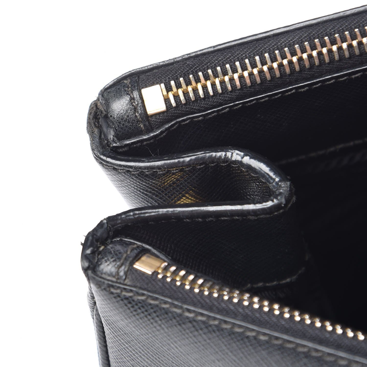 Prada Saffiano Medium Galleria Double Zip Tote Black 10 of 16