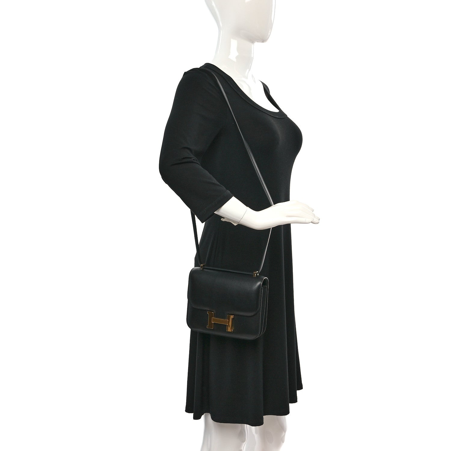 Hermes Evercalf Constance 18 Black 3 of 12