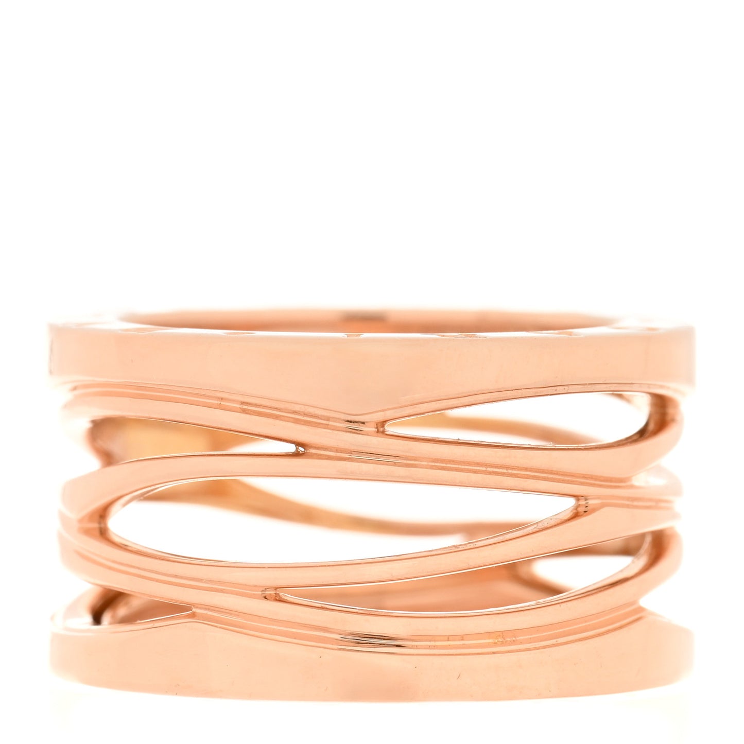 18K Rose Gold B.Zero1 Legend Four-Band Ring 55 7.25