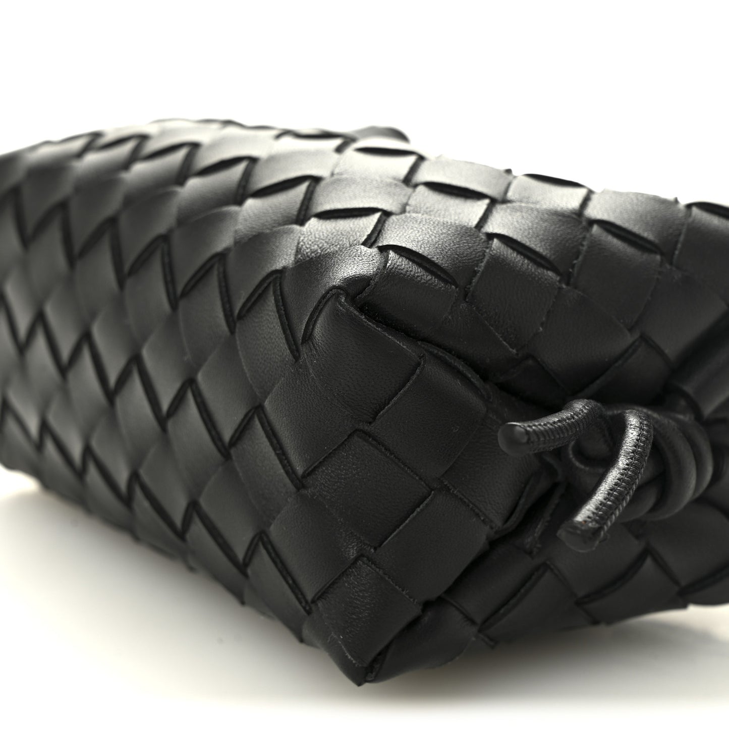 Nappa Intrecciato Mini Loop Camera Bag Black