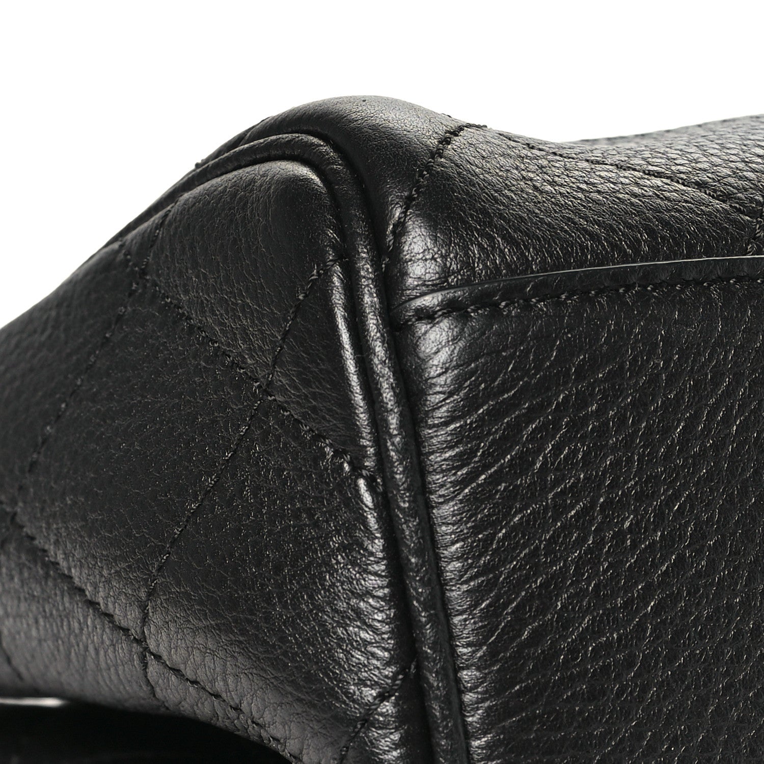 Chanel Grained Calfskin Stitched Urban Essentials Large Shopping Bag Black 9 of 12