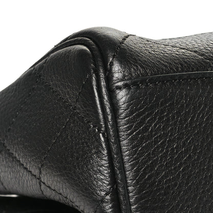 Chanel Grained Calfskin Stitched Urban Essentials Large Shopping Bag Black 9 of 12