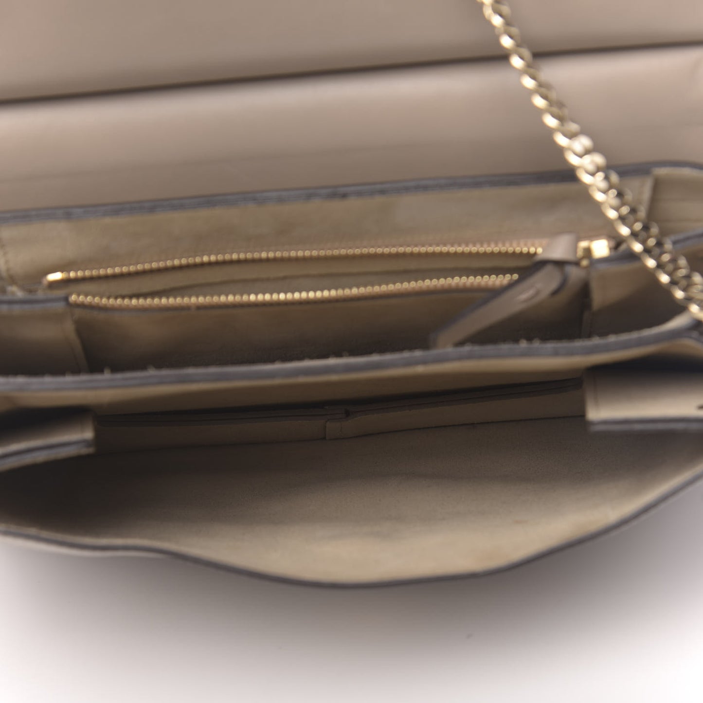 Calfskin Suede Medium Faye Shoulder Bag Motty Grey