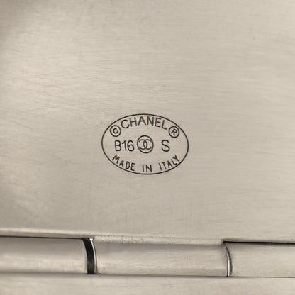 Chanel Metal CC Mirror Cuff Silver 4 of 5