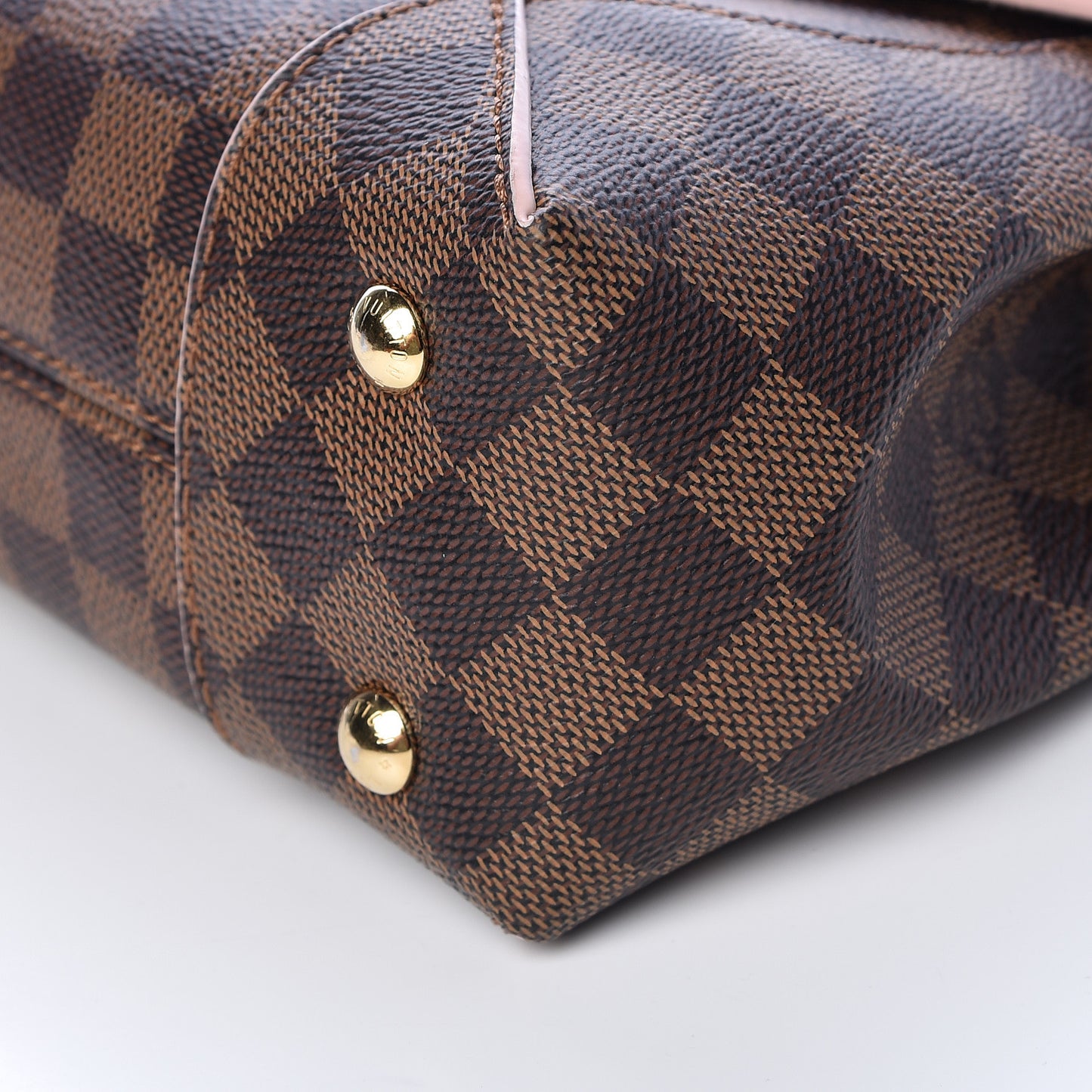 Damier Ebene Caissa Clutch Rose Ballerine