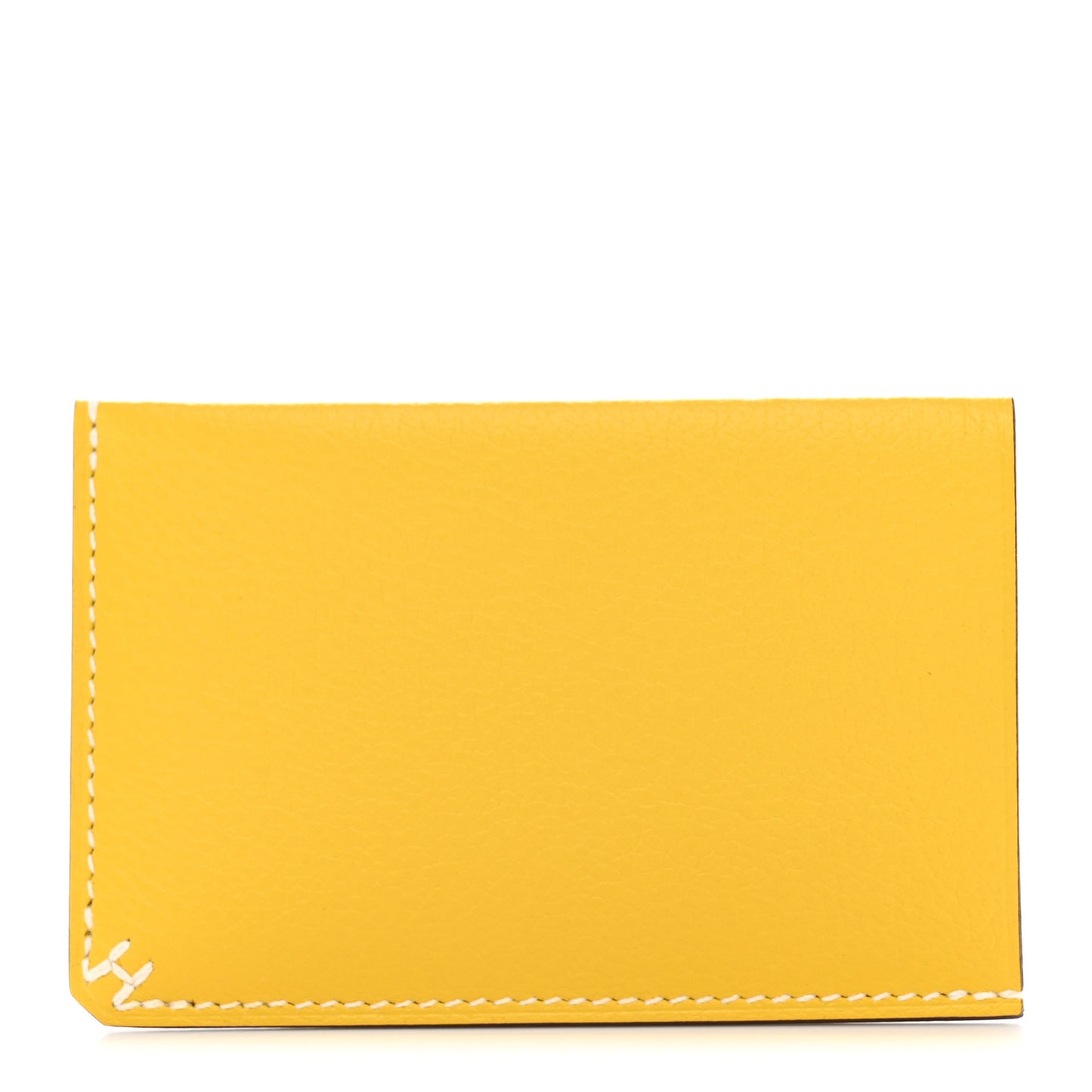 Evercolor Sellier Card Holder Jaune Ambre