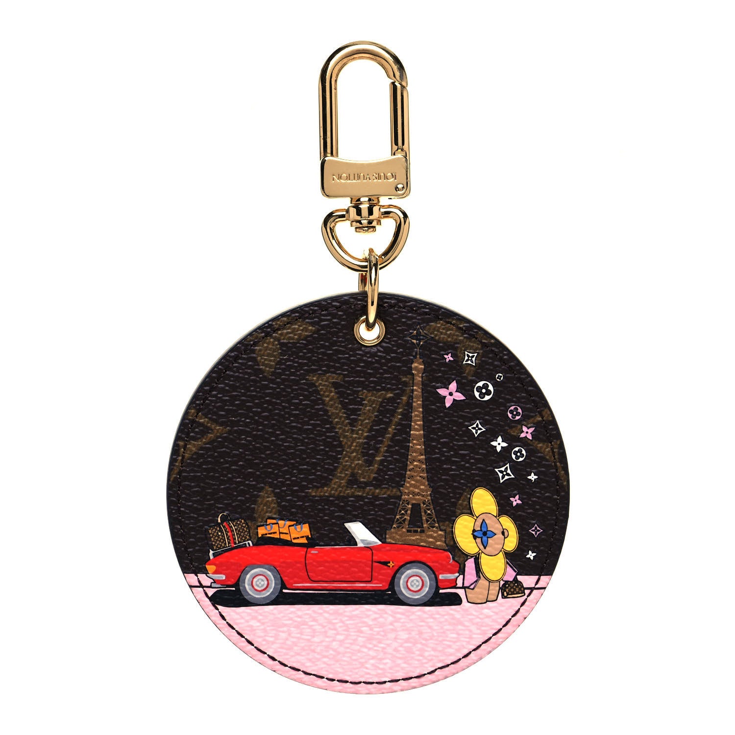 Louis Vuitton Monogram 2019 Christmas Animation Paris Bag Charm Key Ring 1 of 3