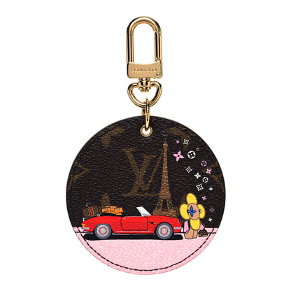 Louis Vuitton Monogram 2019 Christmas Animation Paris Bag Charm Key Ring 1 of 3