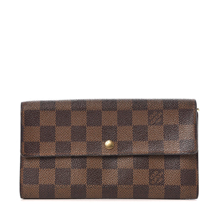 Louis Vuitton Damier Ebene Sarah Wallet 1 of 12