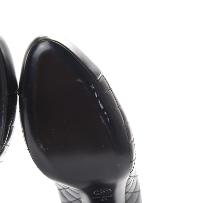 Chanel Lambskin Quilted Cap Toe Pumps 41 Black 8 of 11