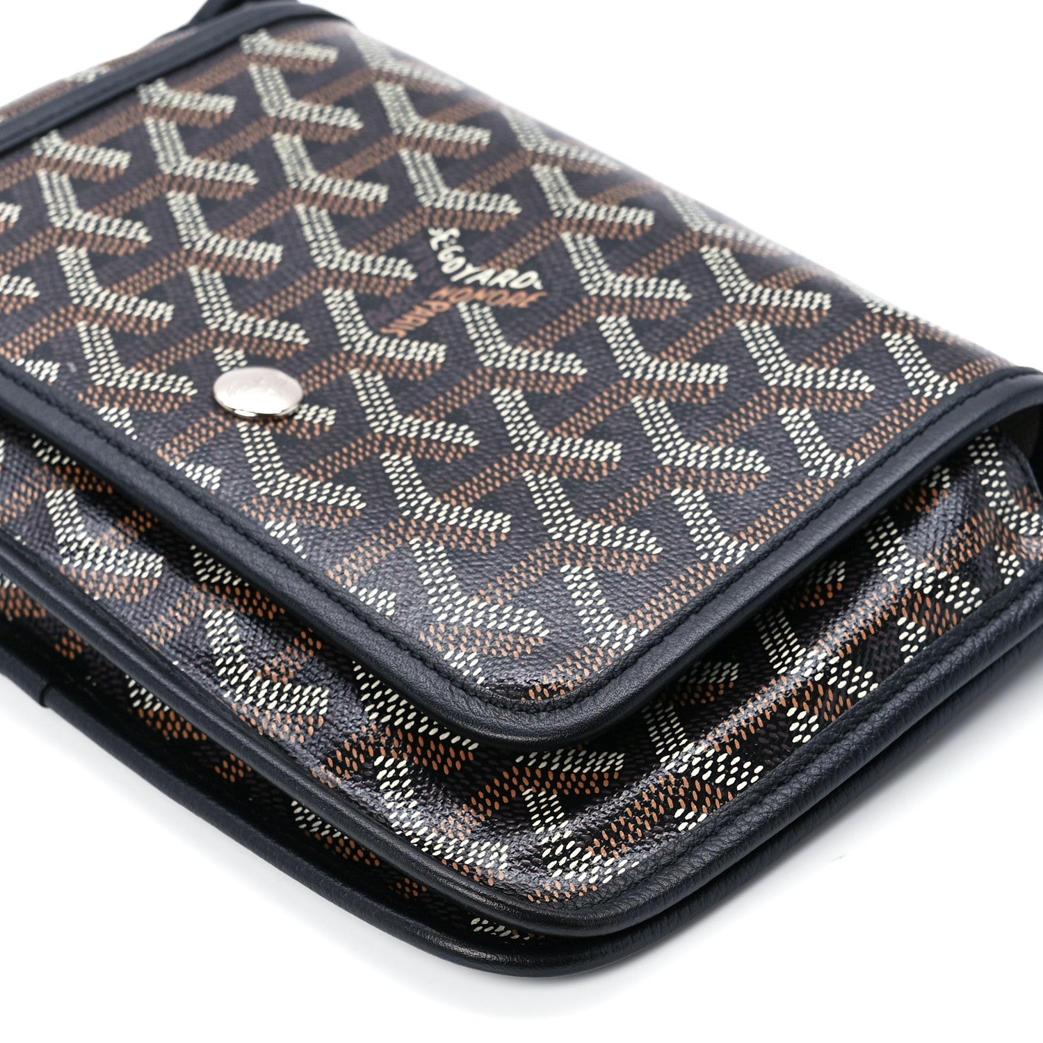 Goyard Goyardine Plumet Wallet Clutch Black 11 of 12