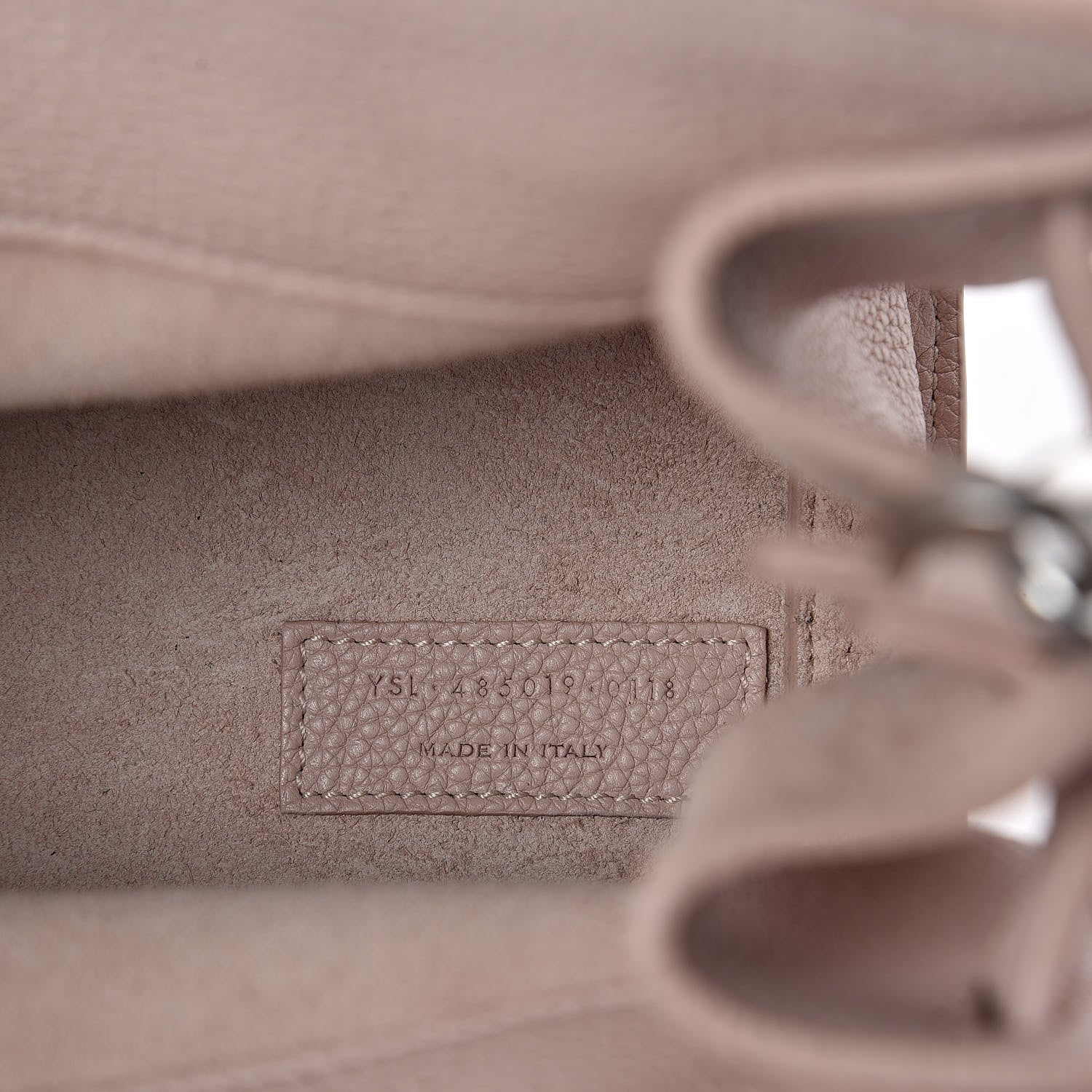 Saint Laurent Grained Calfskin Nano Supple Sac De Jour Marble Pink 7 of 10