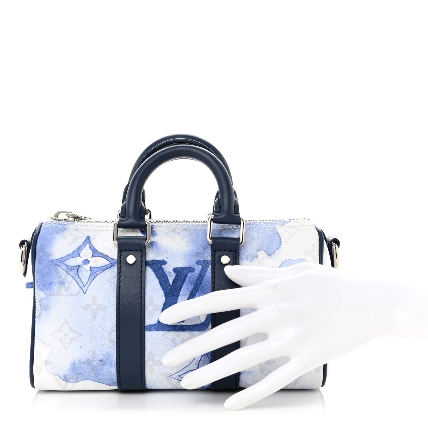 Louis Vuitton Monogram Watercolor Keepall XS Blue 2 of 10