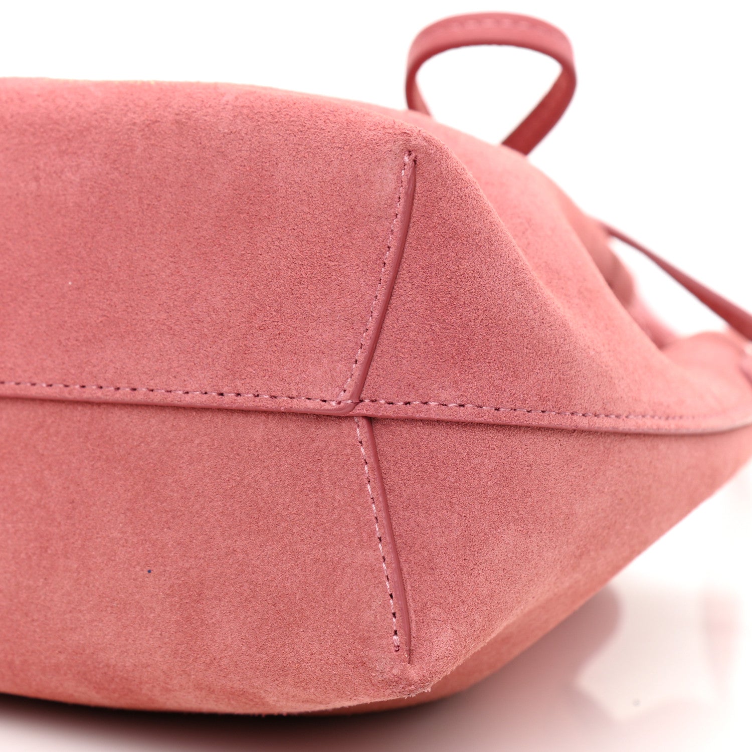 Mansur Gavriel Suede Mini Mini Bucket Bag Blush 8 of 8