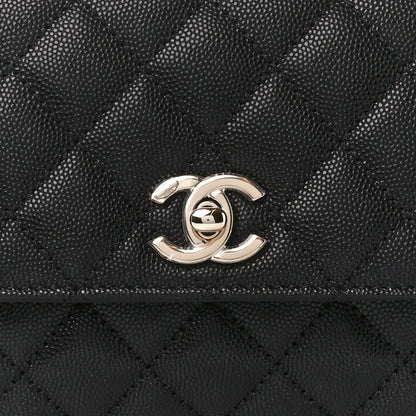 Chanel Caviar Quilted Mini Coco Handle Flap Black 9 of 12