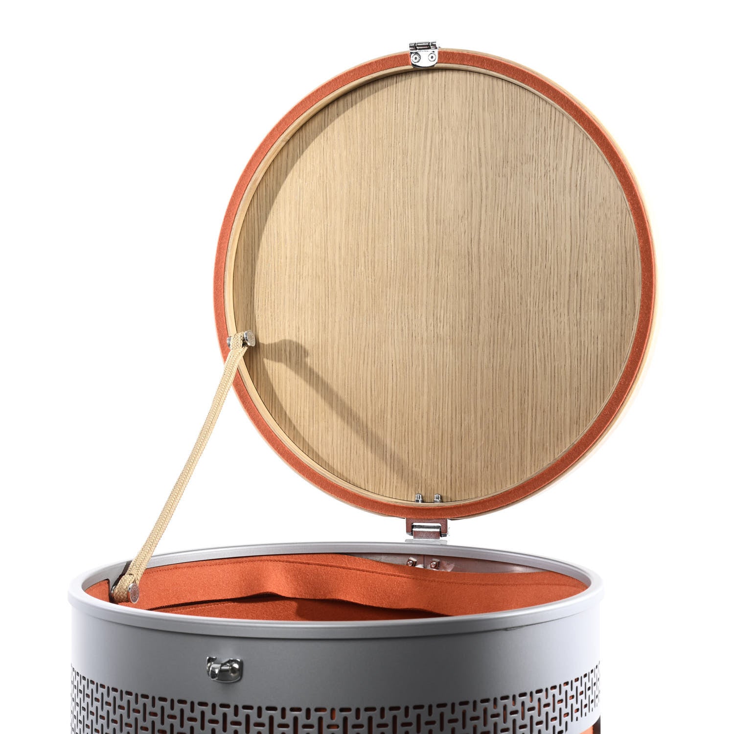 Hermes Aluminum Felt Oak Wood Carrou'Selle Saddle Box 12 of 12