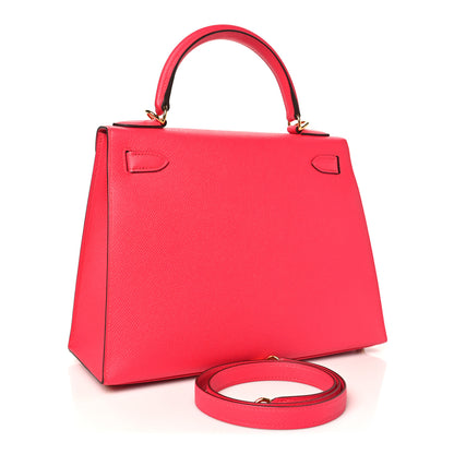 Hermes Epsom Kelly Sellier 28 Rose Extreme 3 of 11