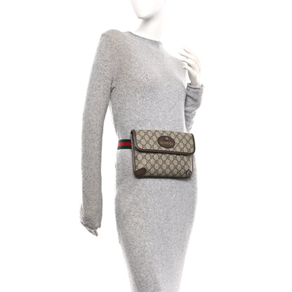 Gucci GG Supreme Monogram Neo Vintage Web Belt Bag Brown 2 of 12
