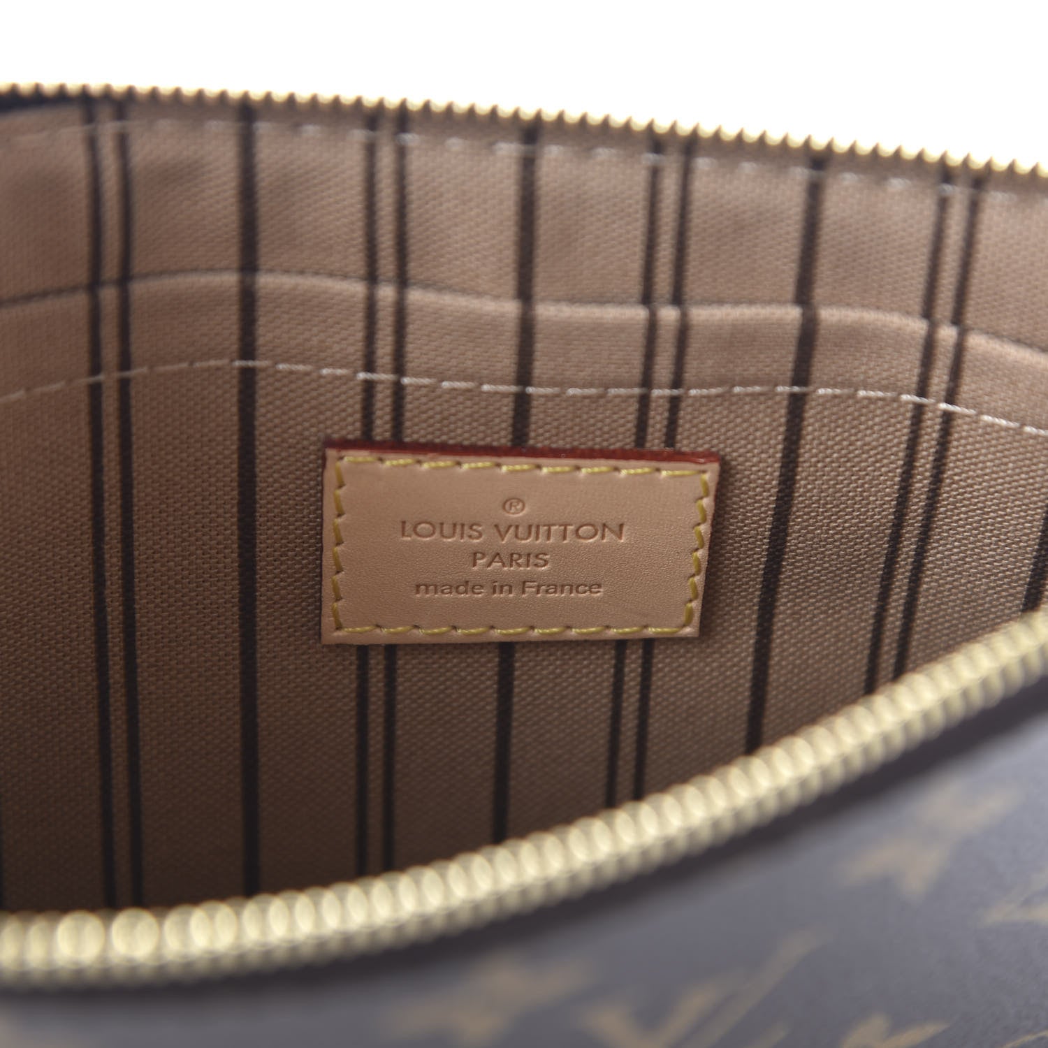 Louis Vuitton Monogram Neverfull MM GM Pochette 8 of 11