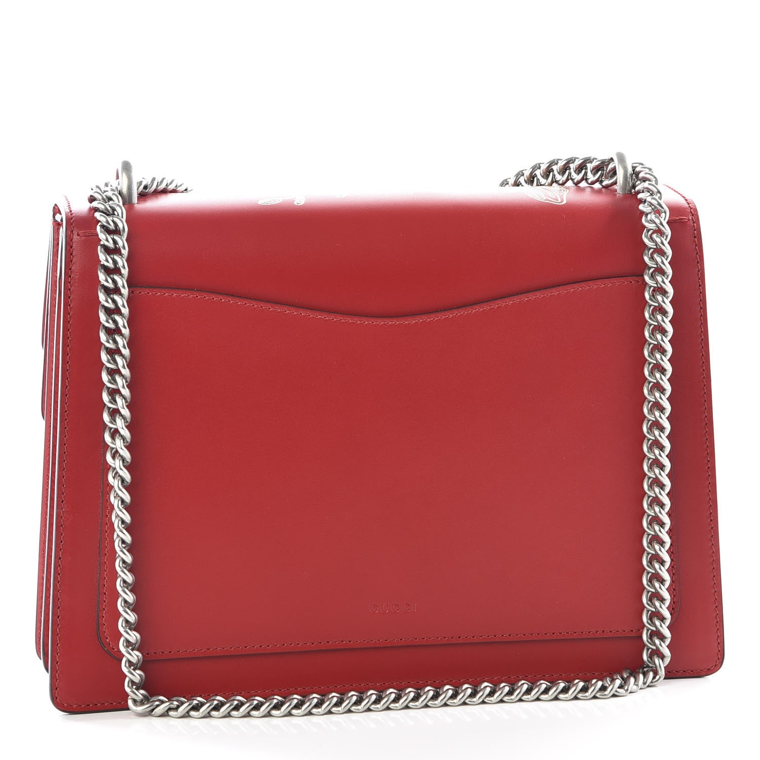 Gucci Calfskin Chinese New Year Medium Dionysus Shoulder Bag Hibiscus Red 2 of 9