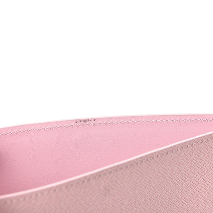 Louis Vuitton Calfskin Felicie Card Holder Insert Rose Ballerine 8 of 9