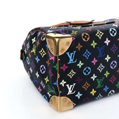 Louis Vuitton Monogram Multicolor Speedy 30 Black 7 of 9