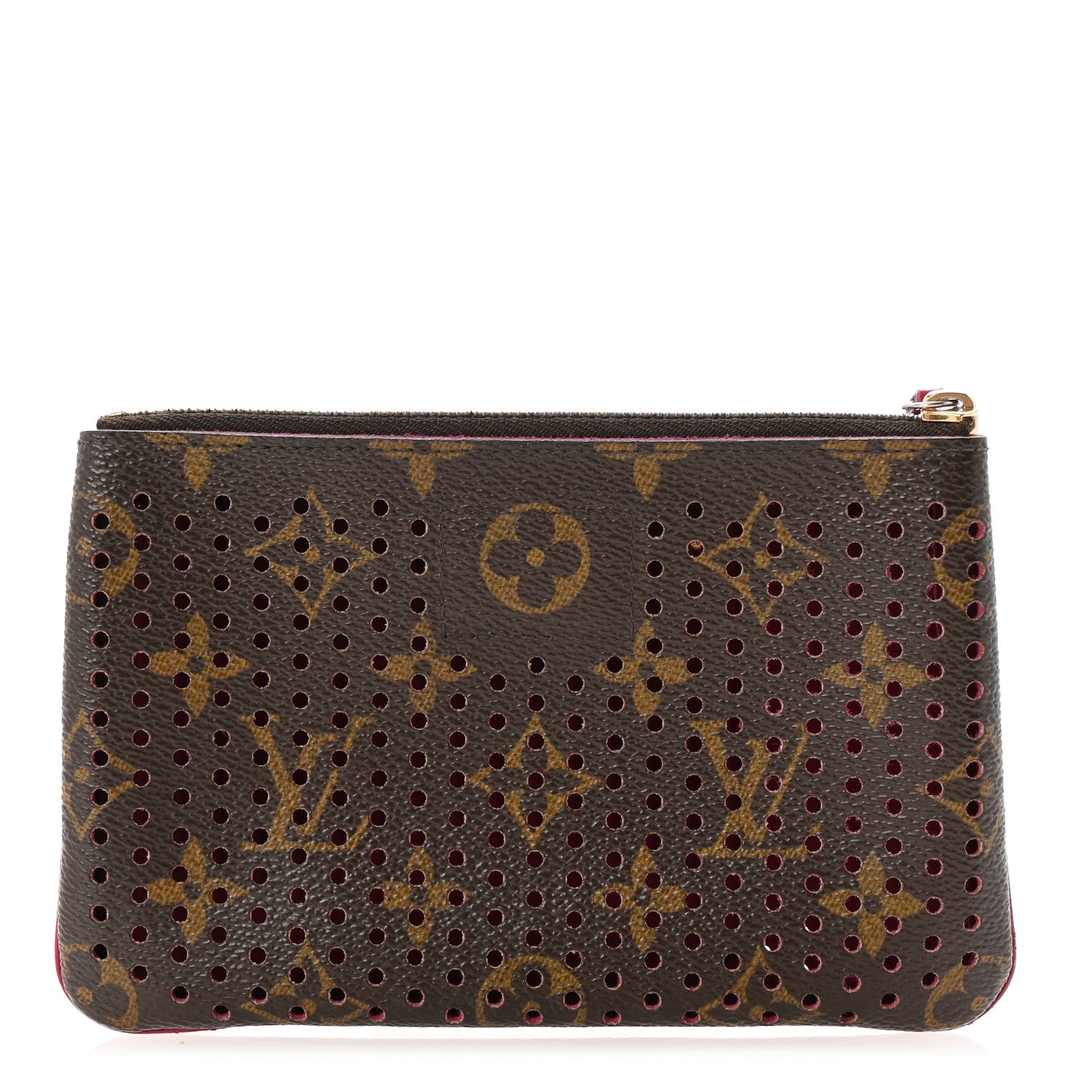 Louis Vuitton Monogram Perforated Pochette Plat Fuchsia 1 of 6