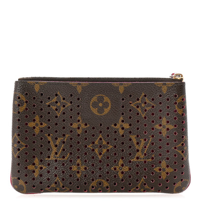 Louis Vuitton Monogram Perforated Pochette Plat Fuchsia 1 of 6