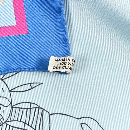 Hermes Silk Pani La Shar Pawnee Scarf 90 3 of 3