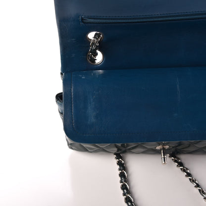 Chanel Patent Quilted Medium Double Flap Turquoise 11 of 13