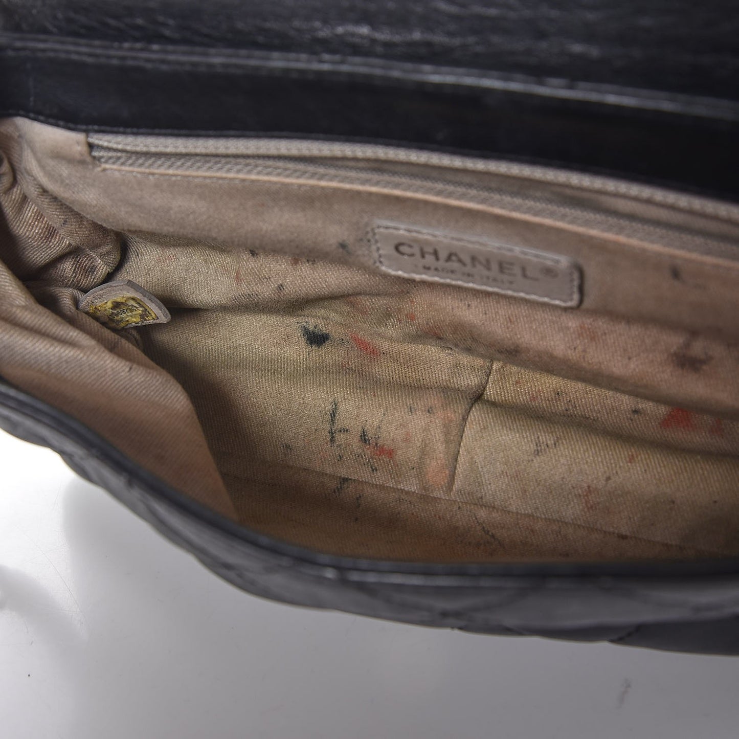 Calfskin Country Chic Flap Black
