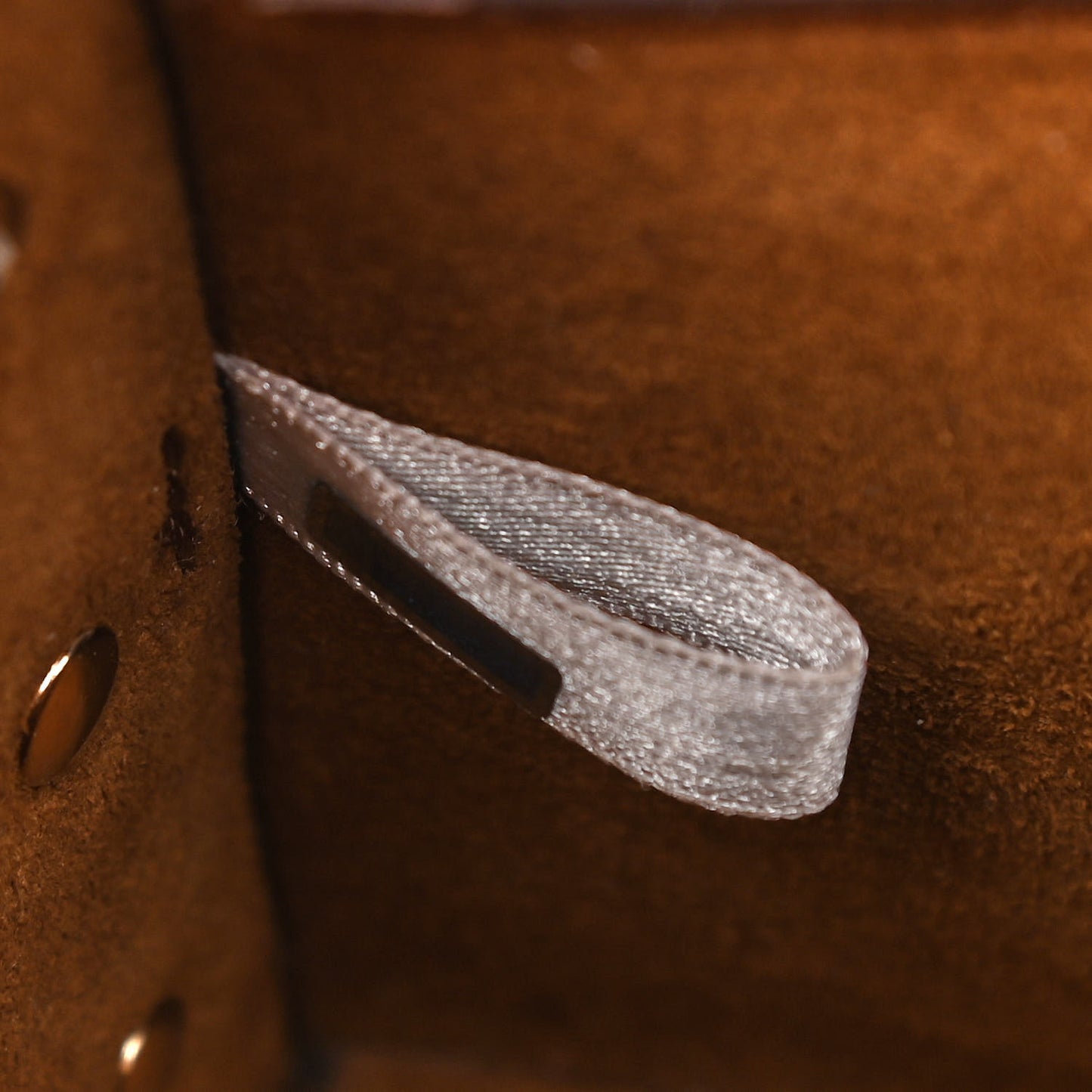 Suede Lockett Petite Shoulder Bag Brown