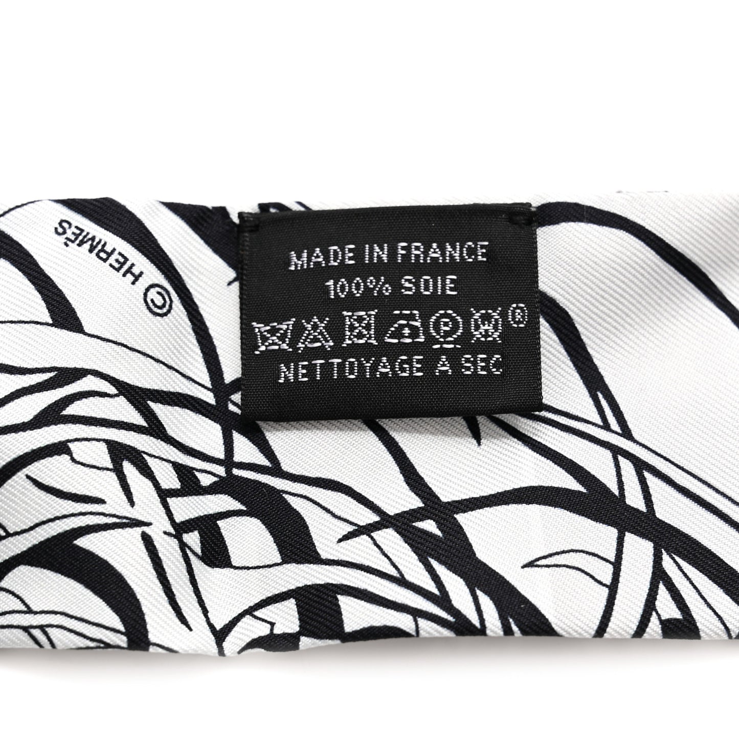 Silk Jungle Love Rainbow Twilly Gris Black White