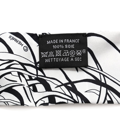 Hermes Silk Jungle Love Rainbow Twilly Gris Black White 4 of 4