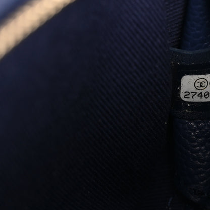 Chanel Caviar Quilted Waist Bag Navy Blue 7 of 10