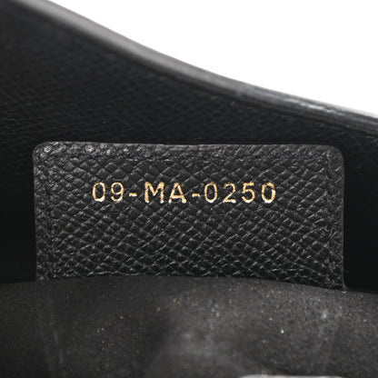 Christian Dior Grained Calfskin Saddle Bag Black 7 of 10