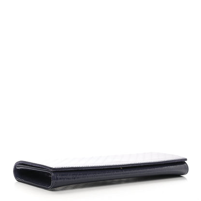 Gucci Patent Microguccissima Small Broadway Clutch Blue 4 of 9