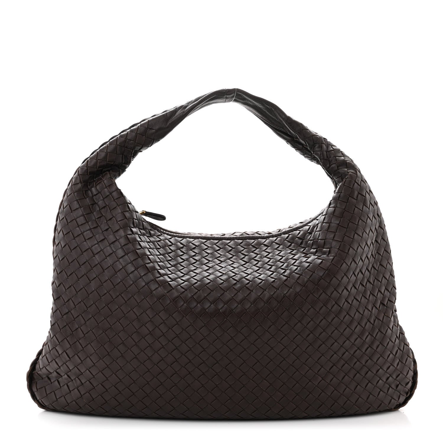 Bottega Veneta Nappa Intrecciato Large Veneta Hobo Ebano 1 of 10