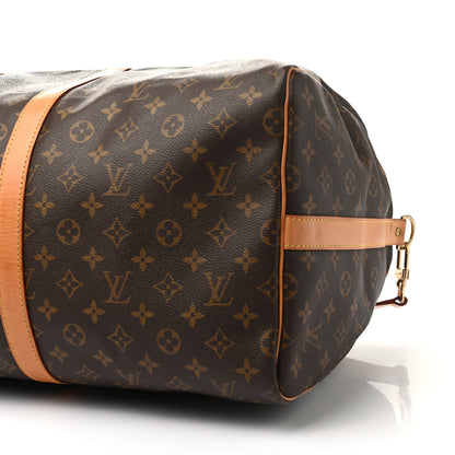 Louis Vuitton Monogram Keepall Bandouliere 55 10 of 14