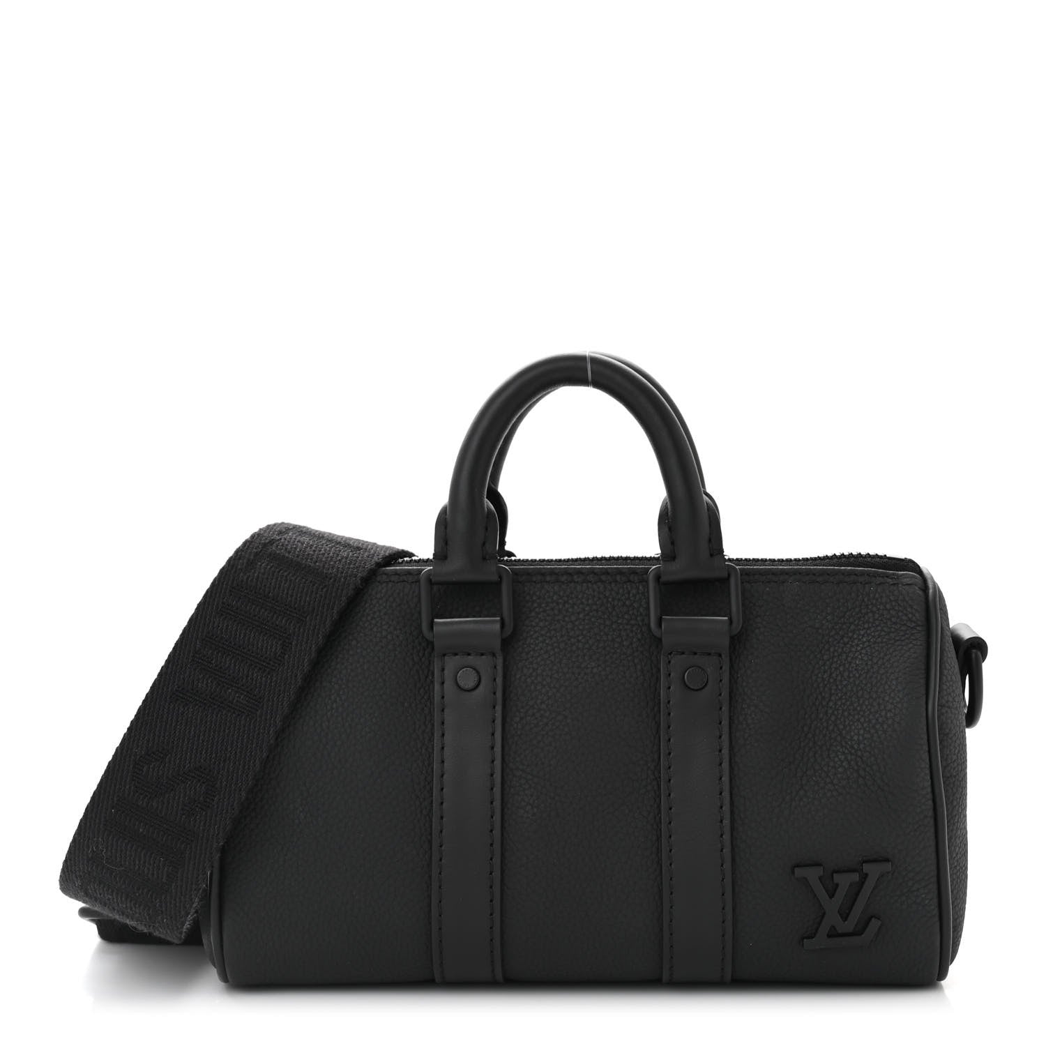 Louis Vuitton Taurillon Keepall Bandouliere 25 Black 1 of 9