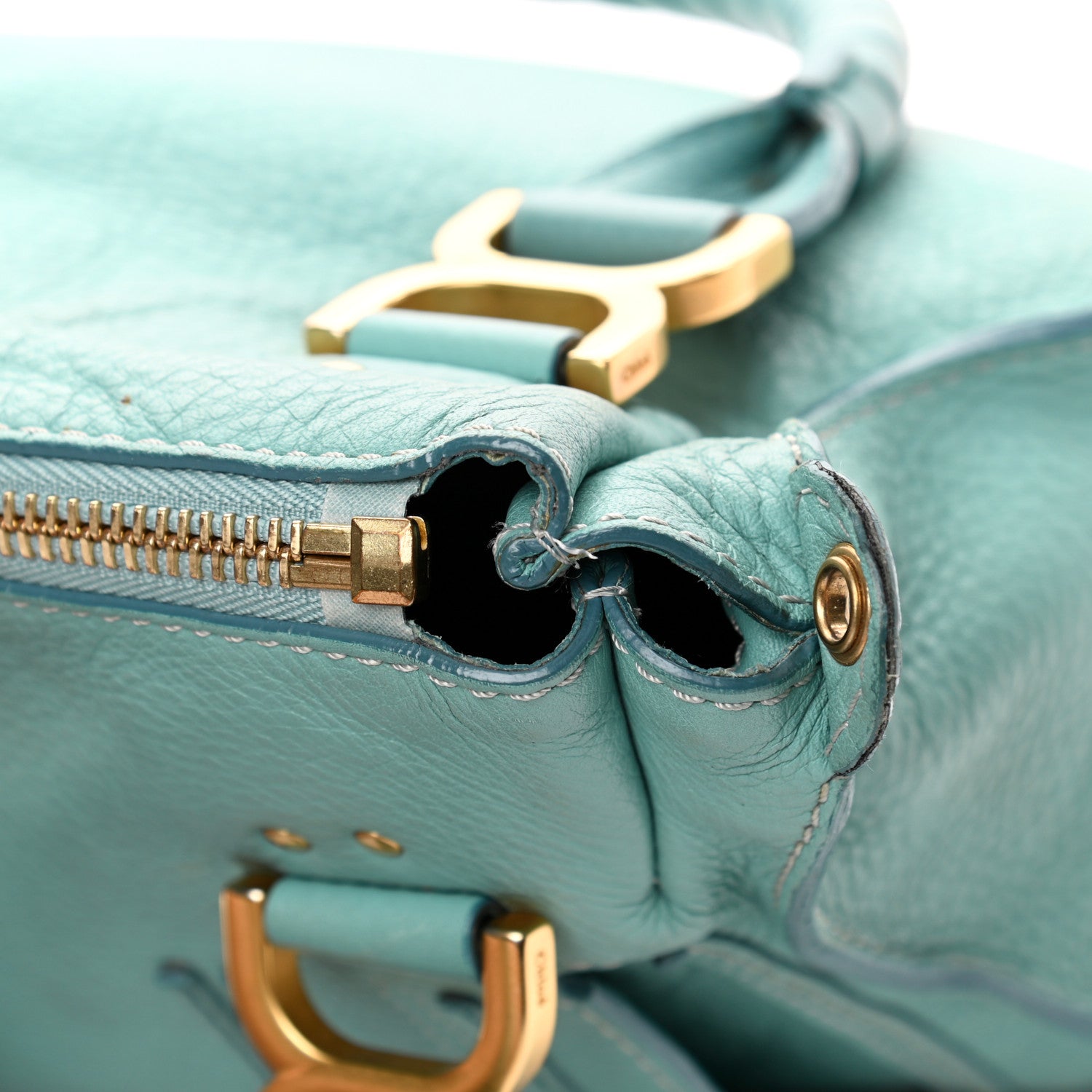 Chloe Calfskin Medium Marcie Satchel Fresh Mint 18 of 18