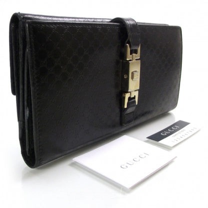 Gucci Leather Clutch Wallet Black 3 of 8