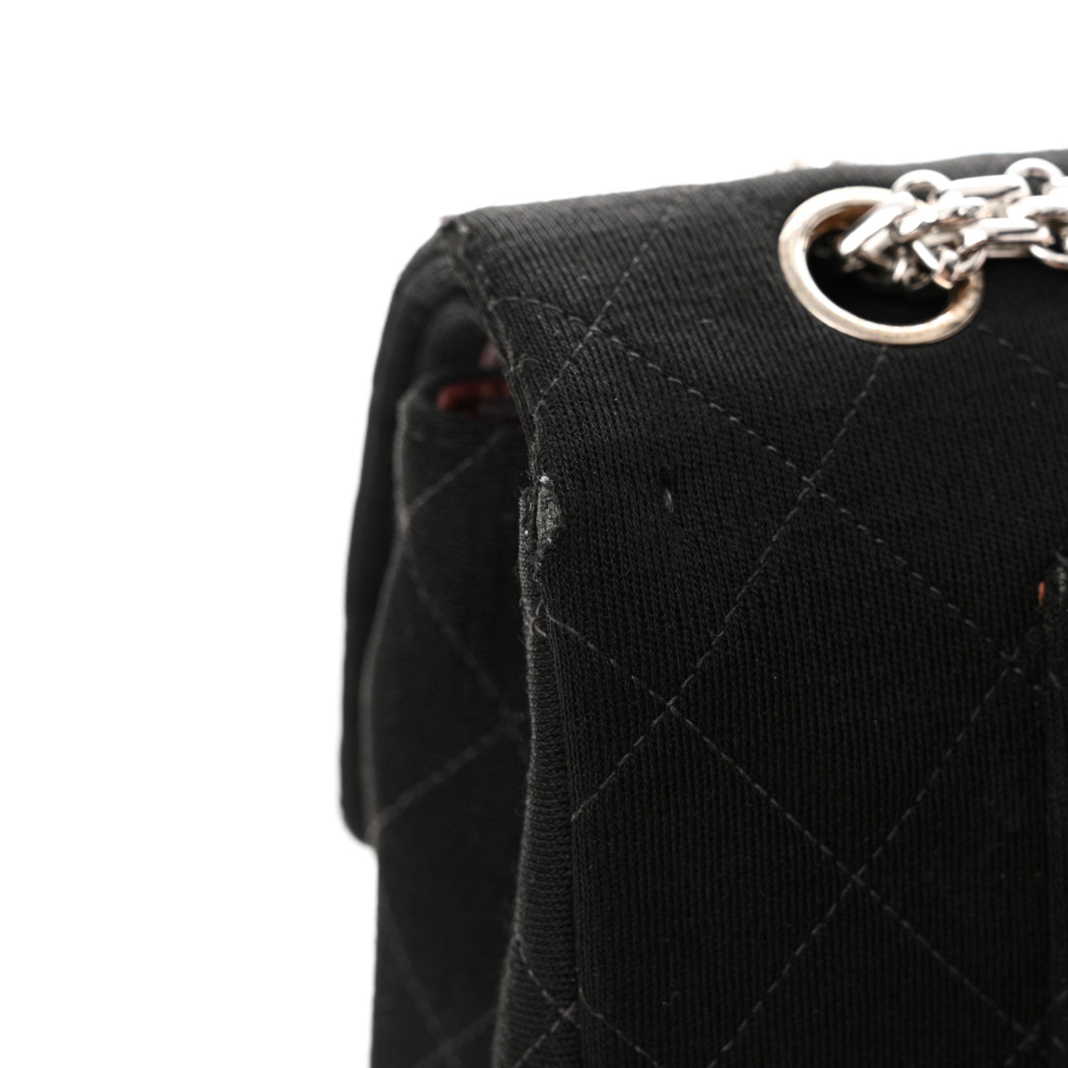 Chanel Jersey Quilted Medium Double Flap Black 23 of 23