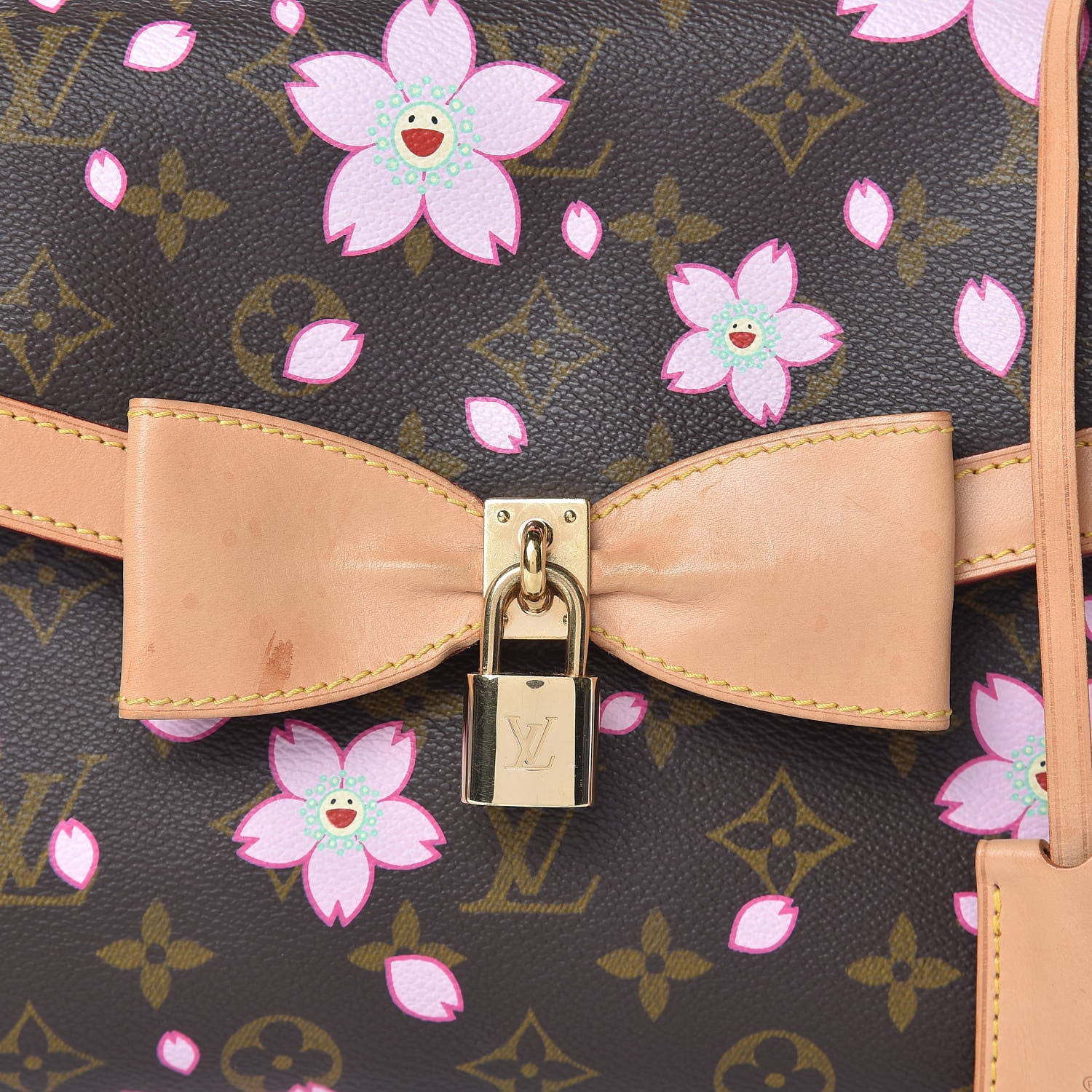 Louis Vuitton Monogram Cherry Blossom Sac Retro Bag Brown 16 of 16