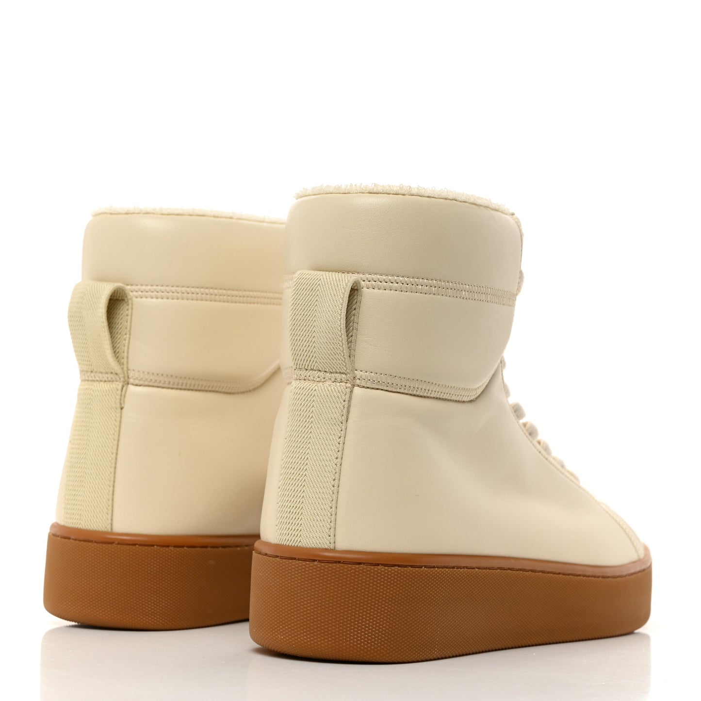 Lagoon Nappa The Quilt High Top Sneakers 41 Sea Salt