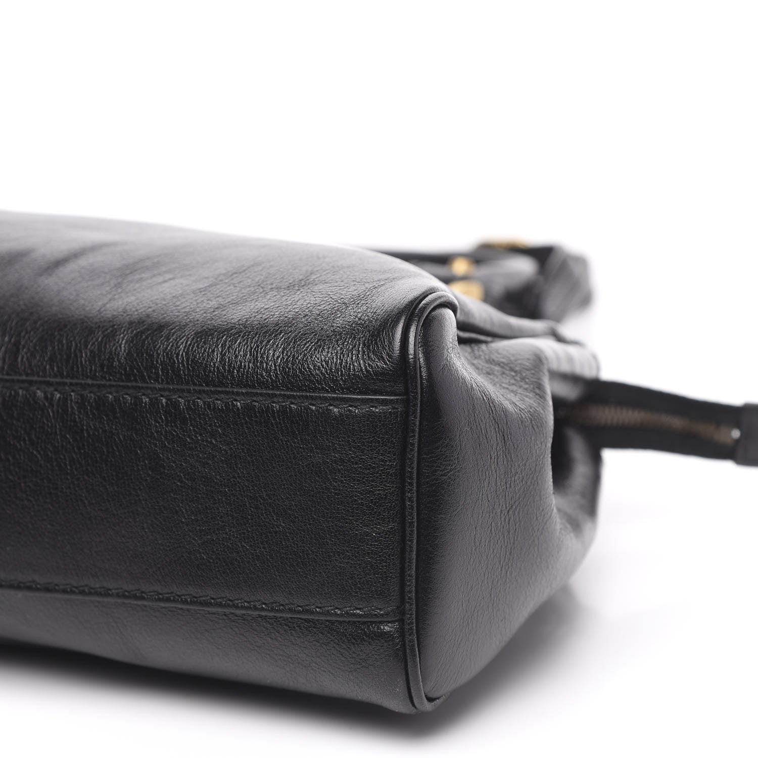 Gucci Calfskin Medium Re(Belle) Top Handle Bag Black 9 of 10