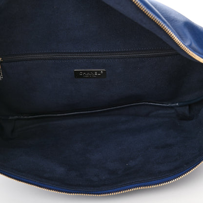 Chanel X PHARRELL WILLIAMS Lambskin Oversized Waist Belt Bag Blue 5 of 10