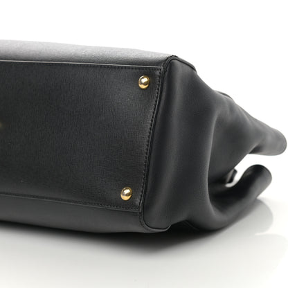 Fendi Vitello Elite Regular 2Jours Tote Black 10 of 18