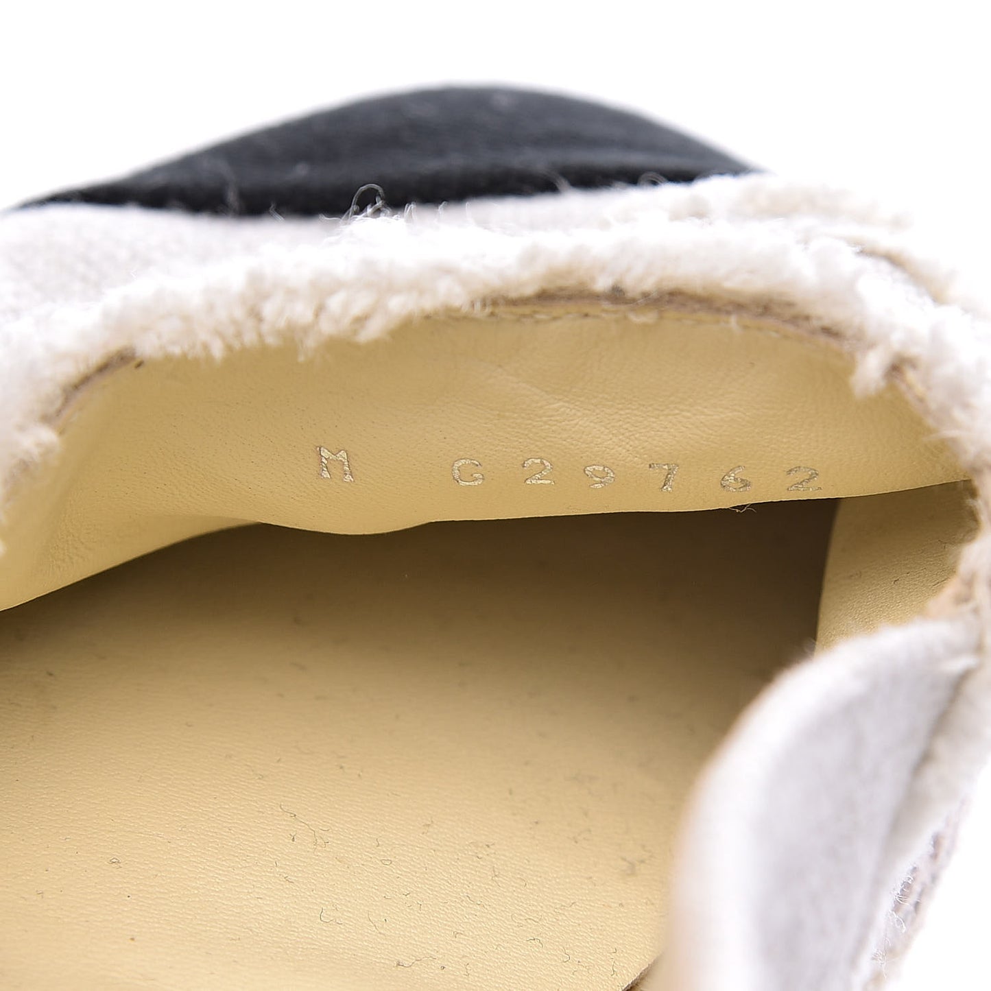 Linen CC Espadrilles 35 Beige Black