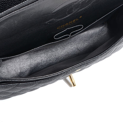 Chanel Caviar Quilted Medium Double Flap Black 5 of 8